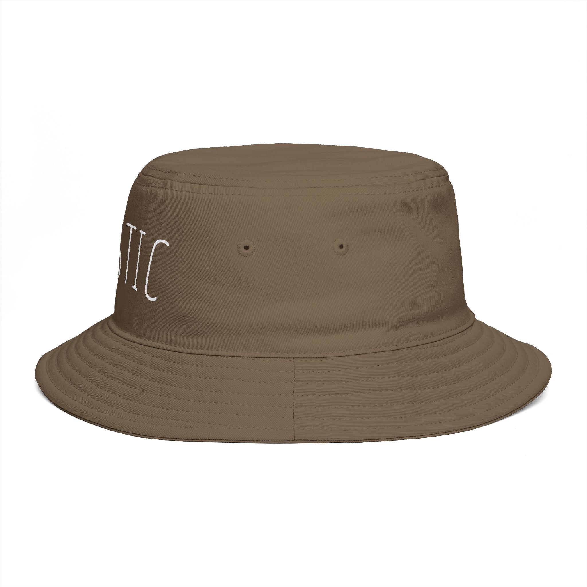 AUTISTIC— Minimal Streetwear Brown Sun Hat