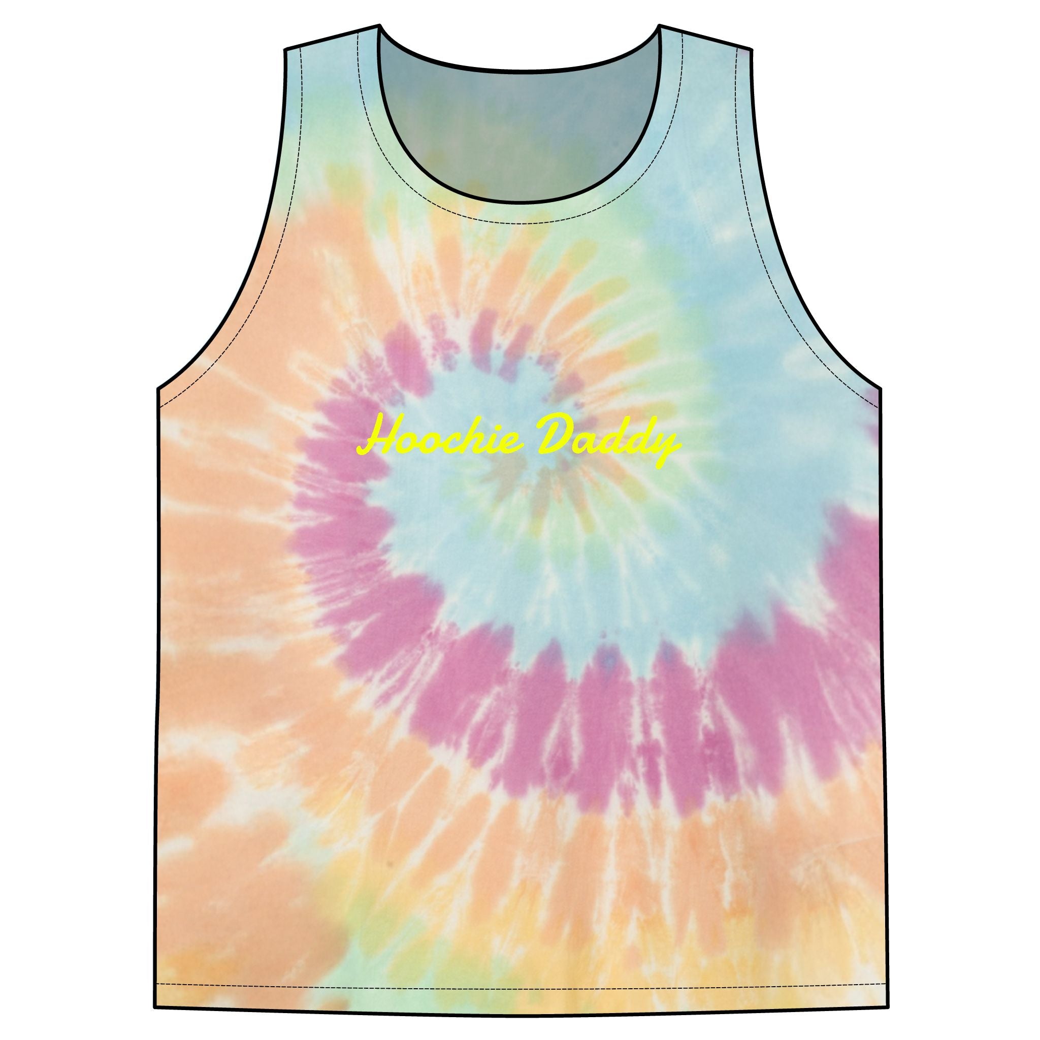 Hoochie Daddy -Tie-Dye Tank Top