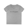 I'm Strapped V-Neck Tee — Feminine Casual Shirt