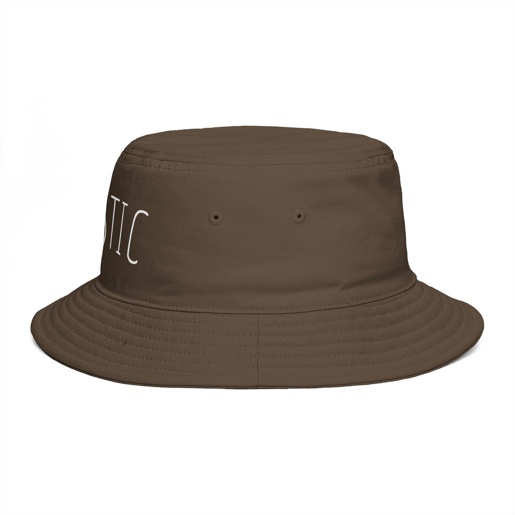 AUTISTIC— Minimal Streetwear Brown Sun Hat