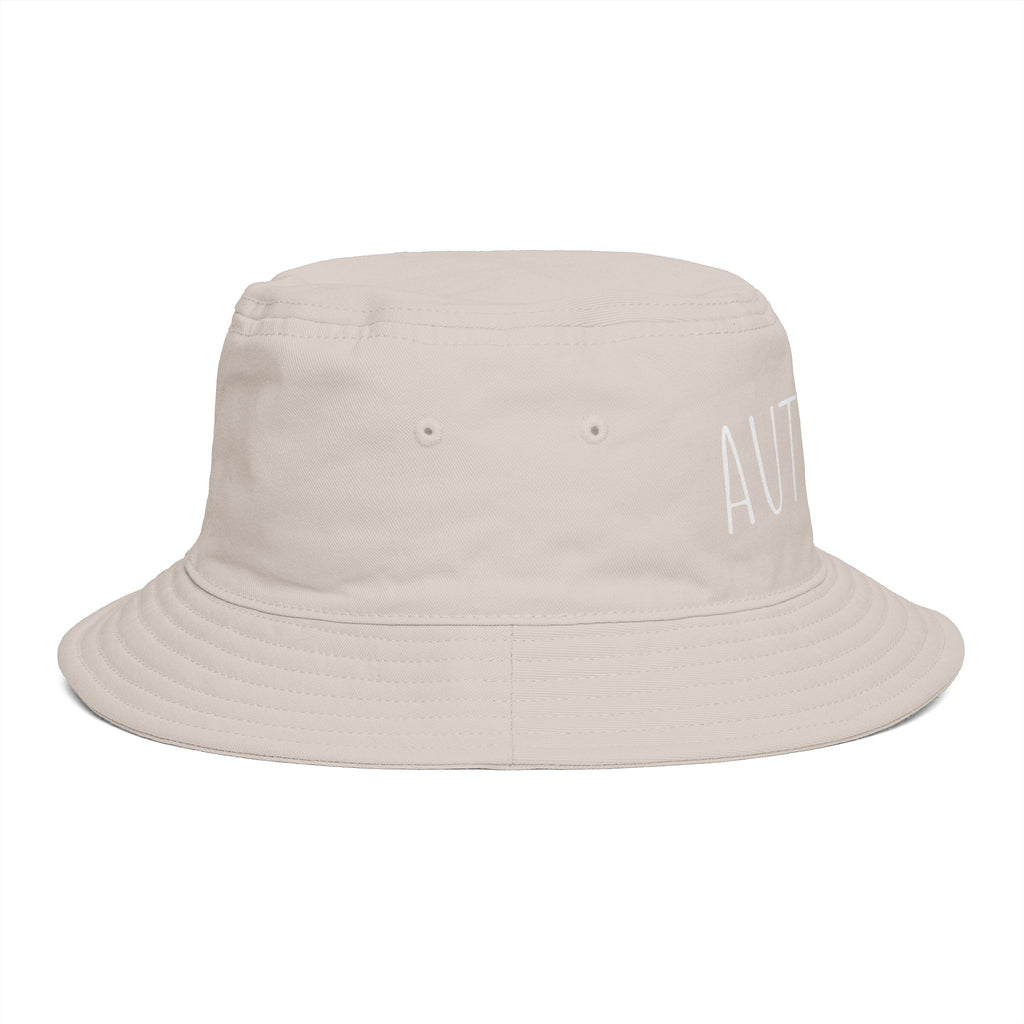 AUTISTIC— Minimal Streetwear Brown Sun Hat