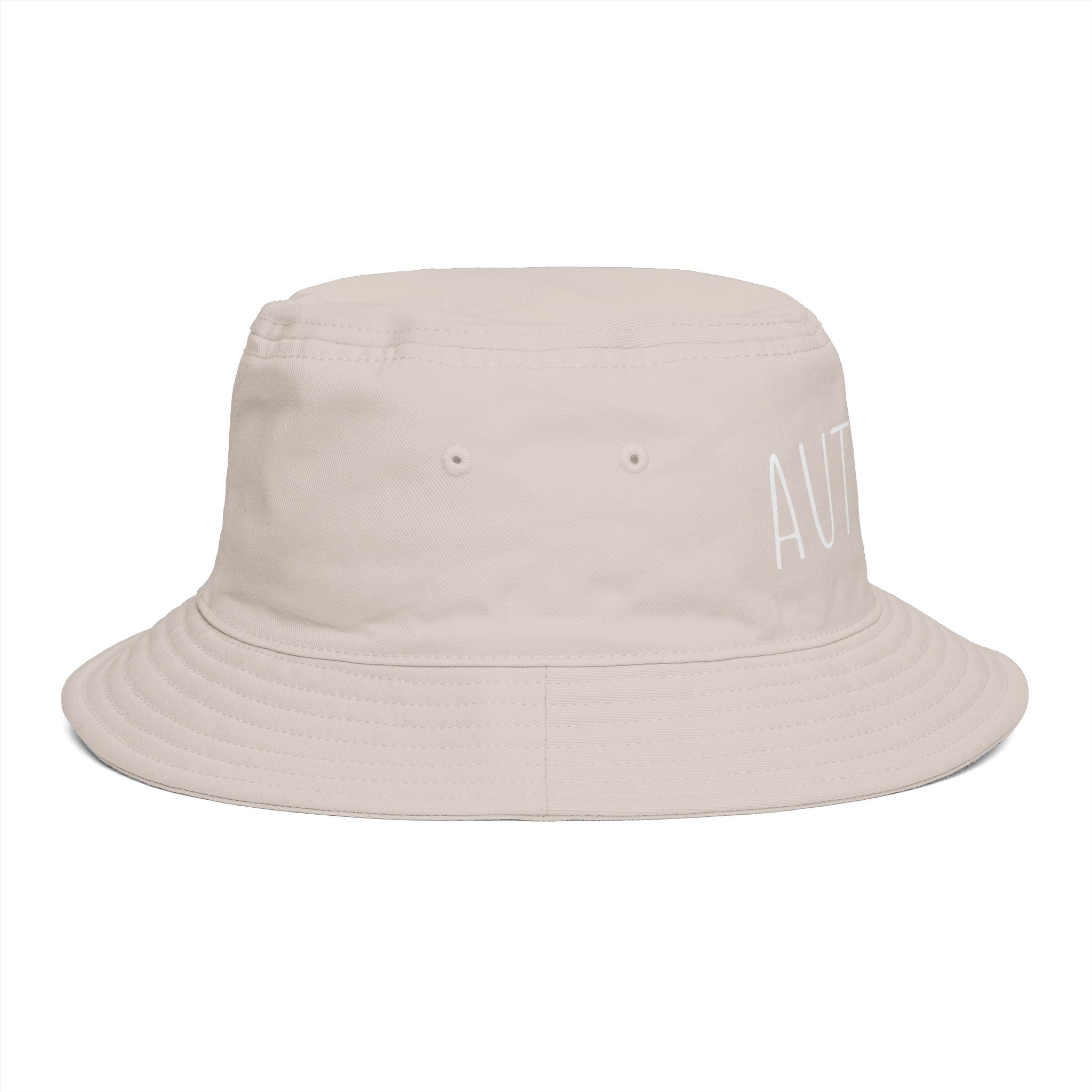 AUTISTIC— Minimal Streetwear Brown Sun Hat