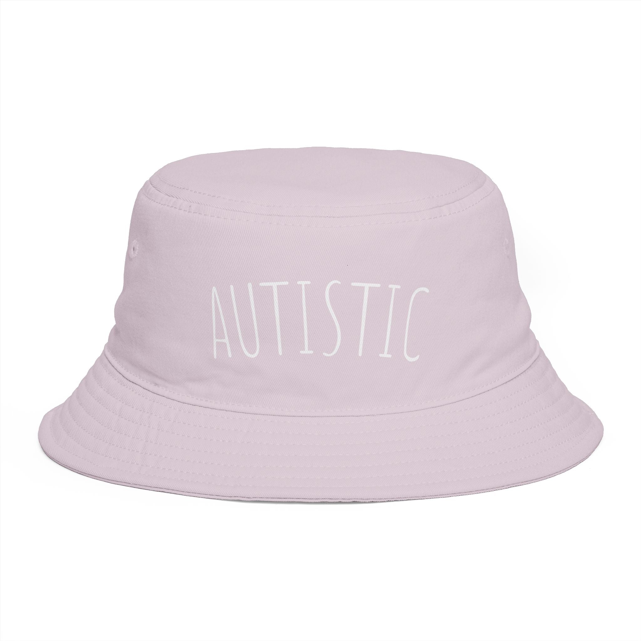 AUTISTIC— Minimal Streetwear Brown Sun Hat