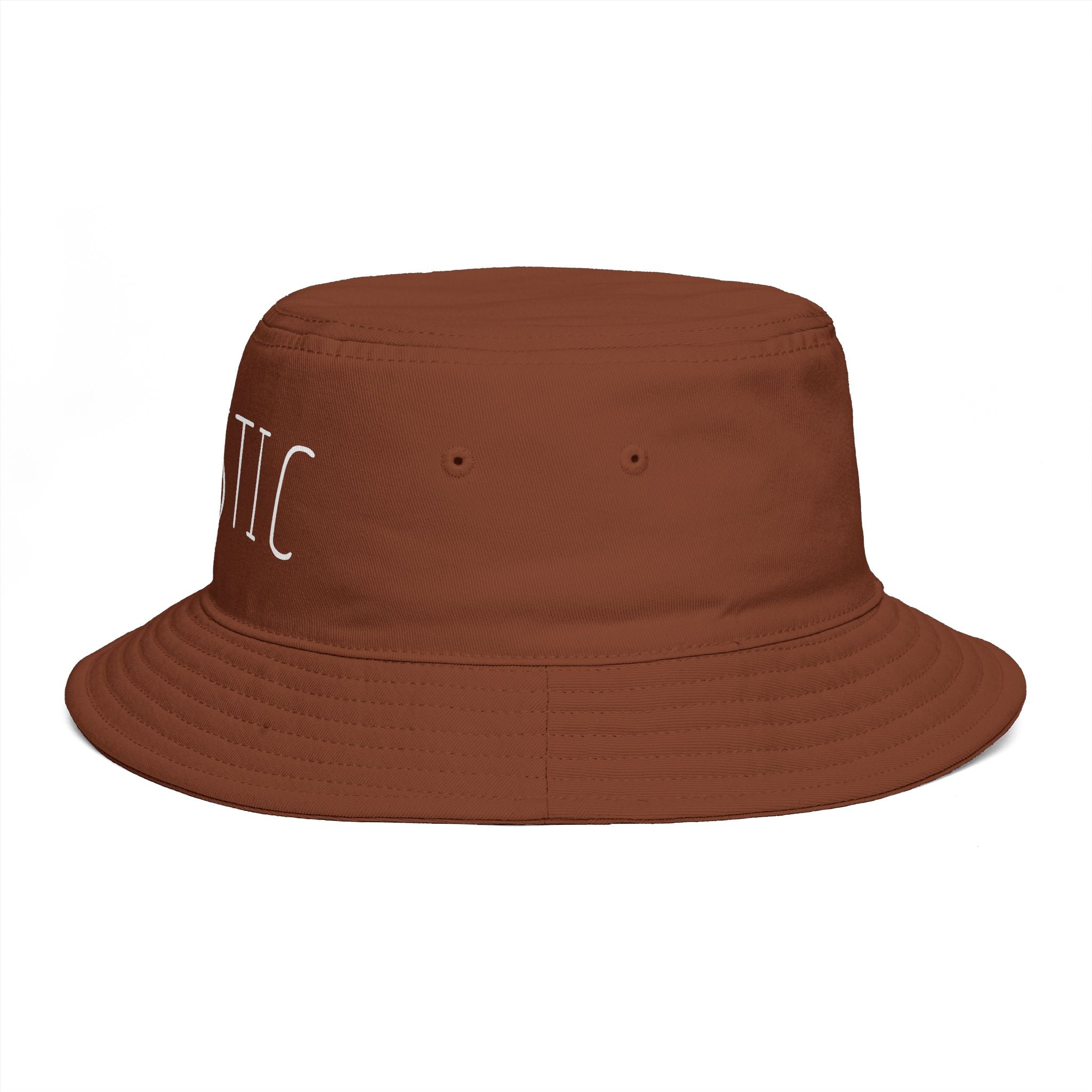 AUTISTIC— Minimal Streetwear Brown Sun Hat