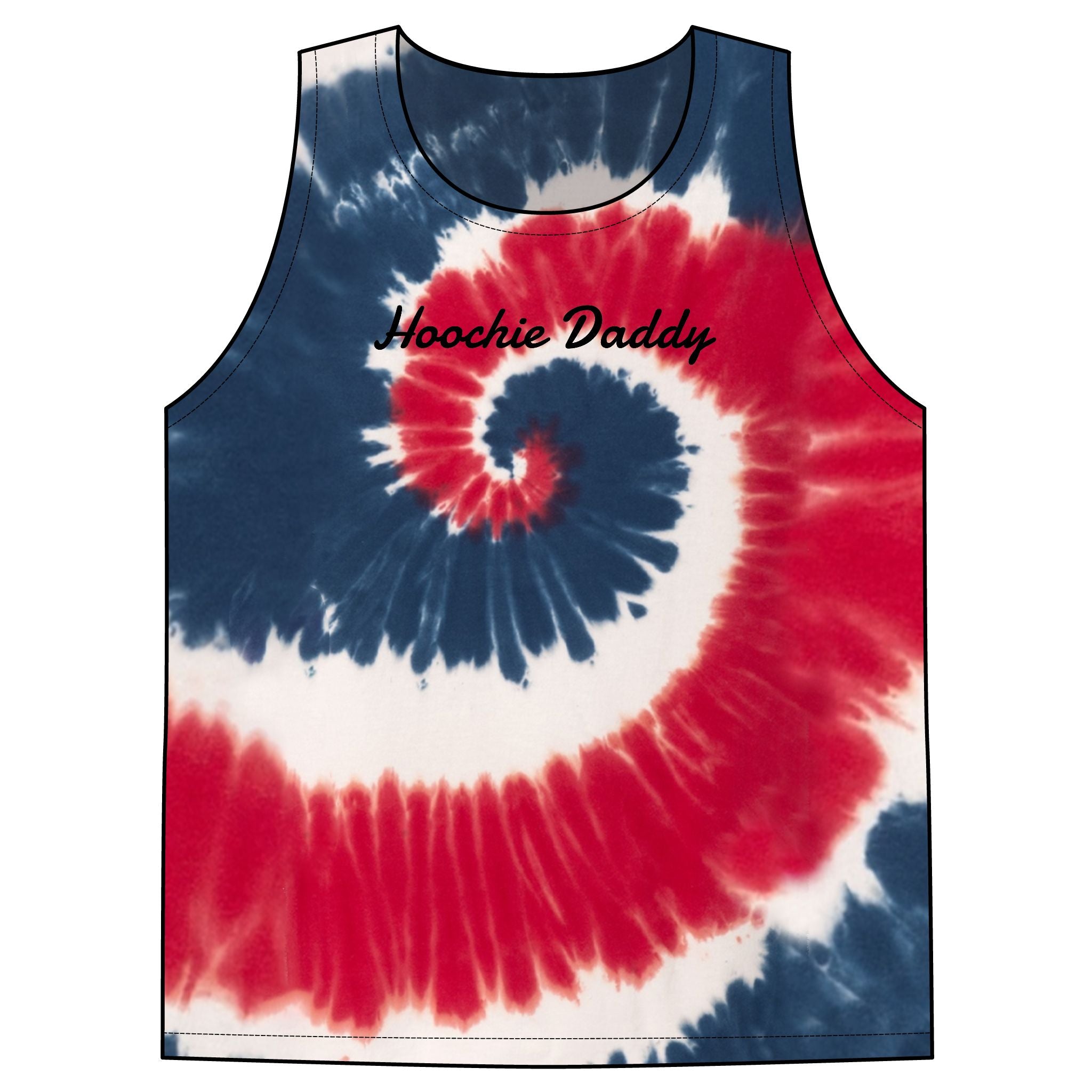 Hoochie Daddy -Tie-Dye Tank Top