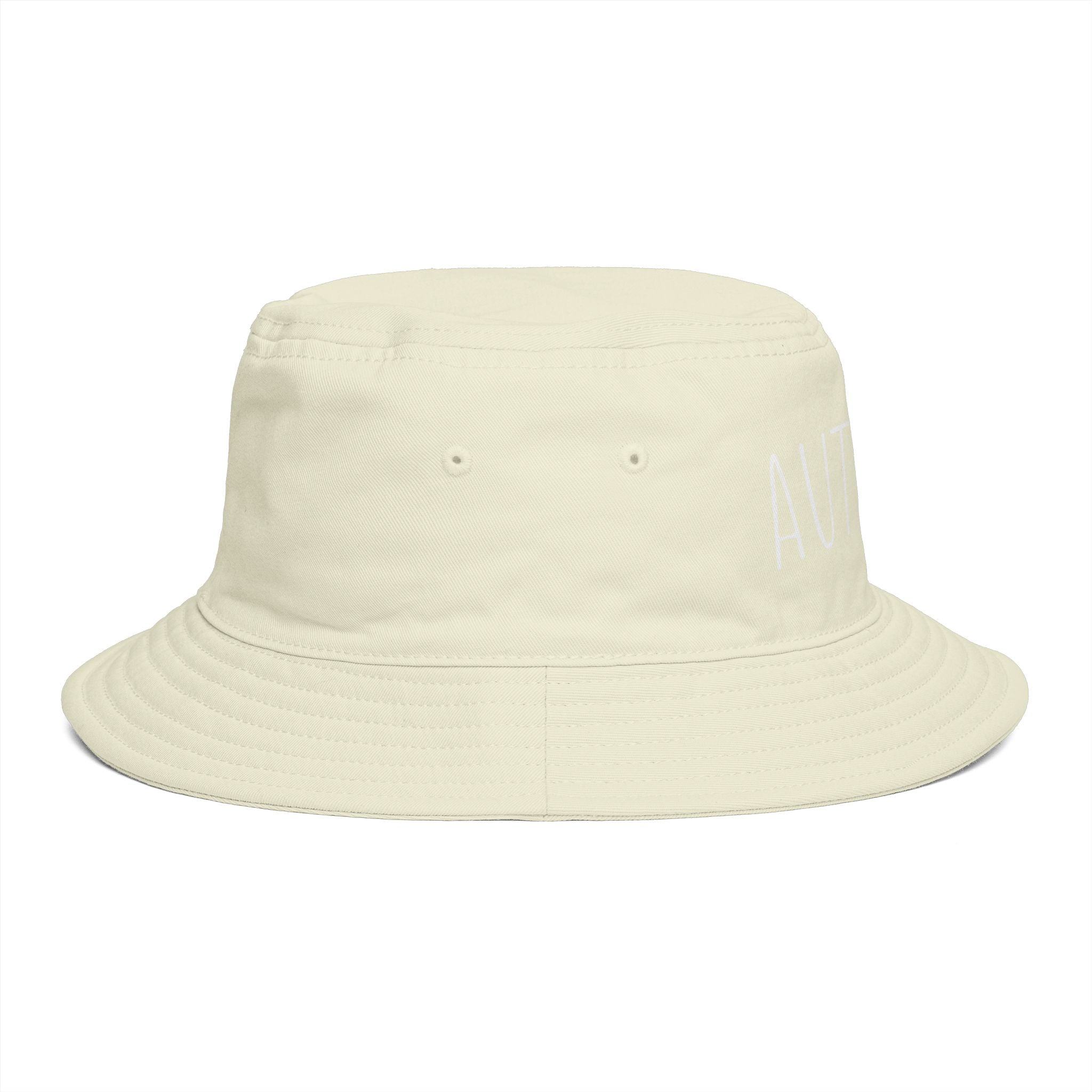 AUTISTIC— Minimal Streetwear Brown Sun Hat