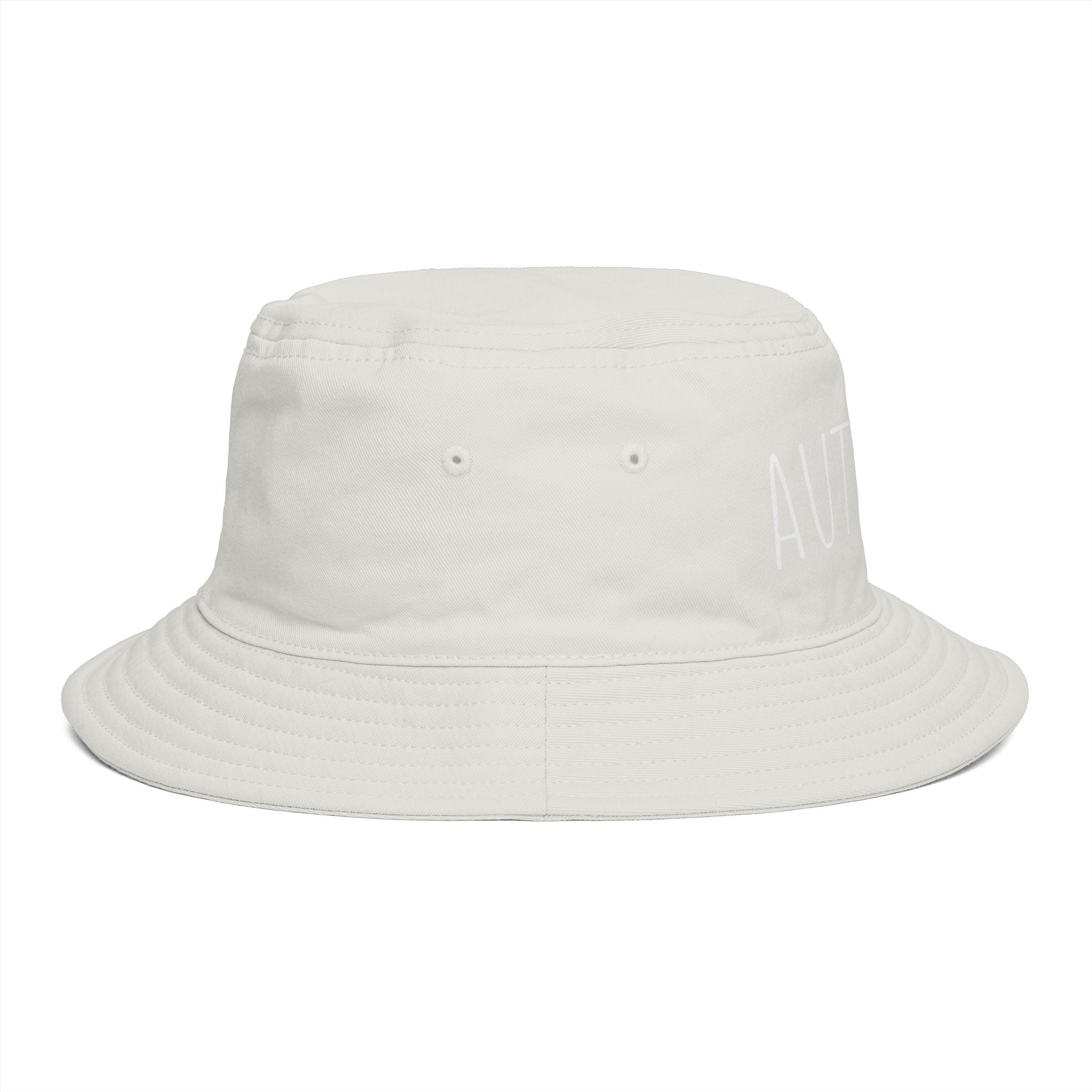 AUTISTIC— Minimal Streetwear Brown Sun Hat